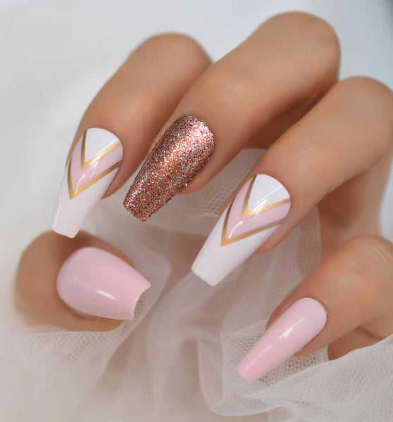 Pink & Gold Nailz
