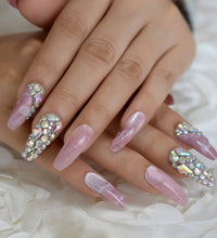 Pink Marble Nailz